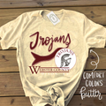 Webster Trojans Retro Tee