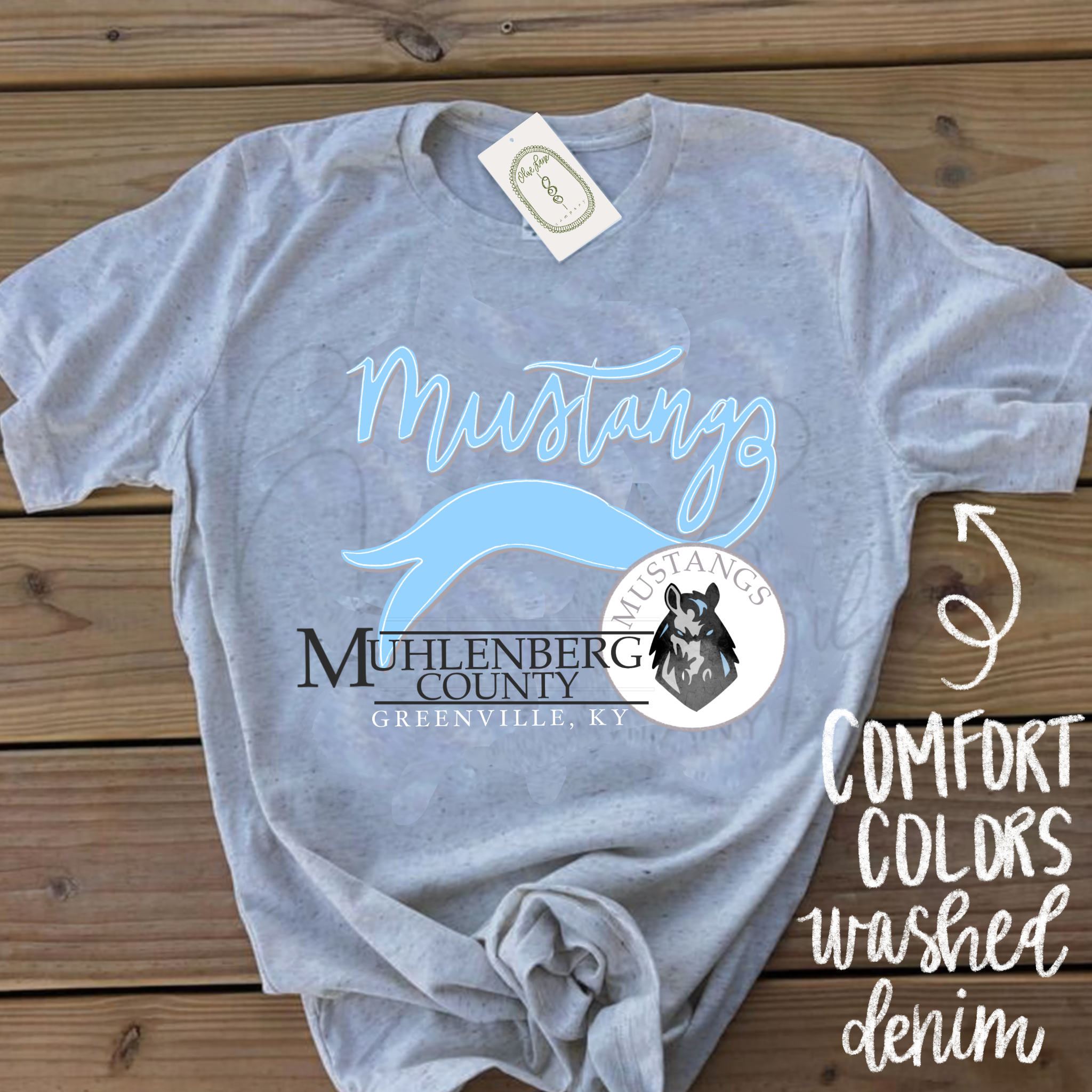 Muhlenberg Mustangs Retro Tee