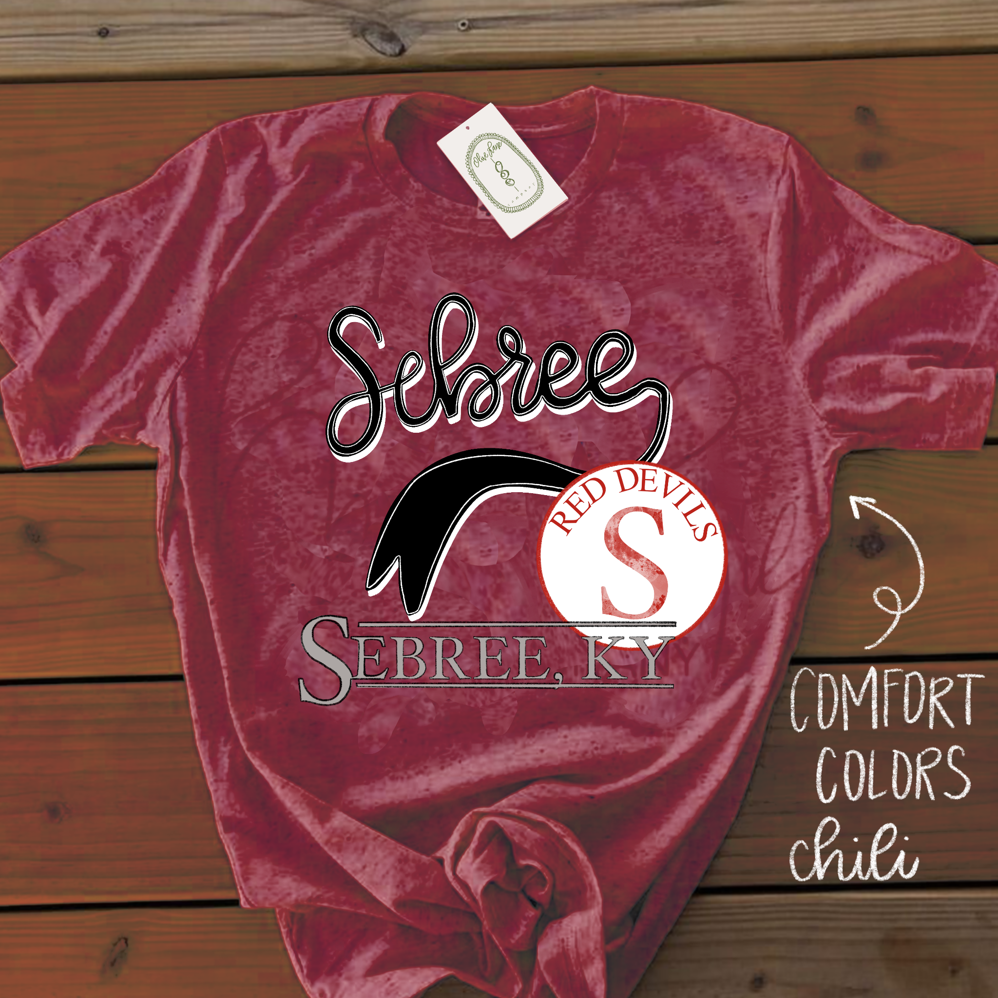 Sebree Red Devils Retro Tee