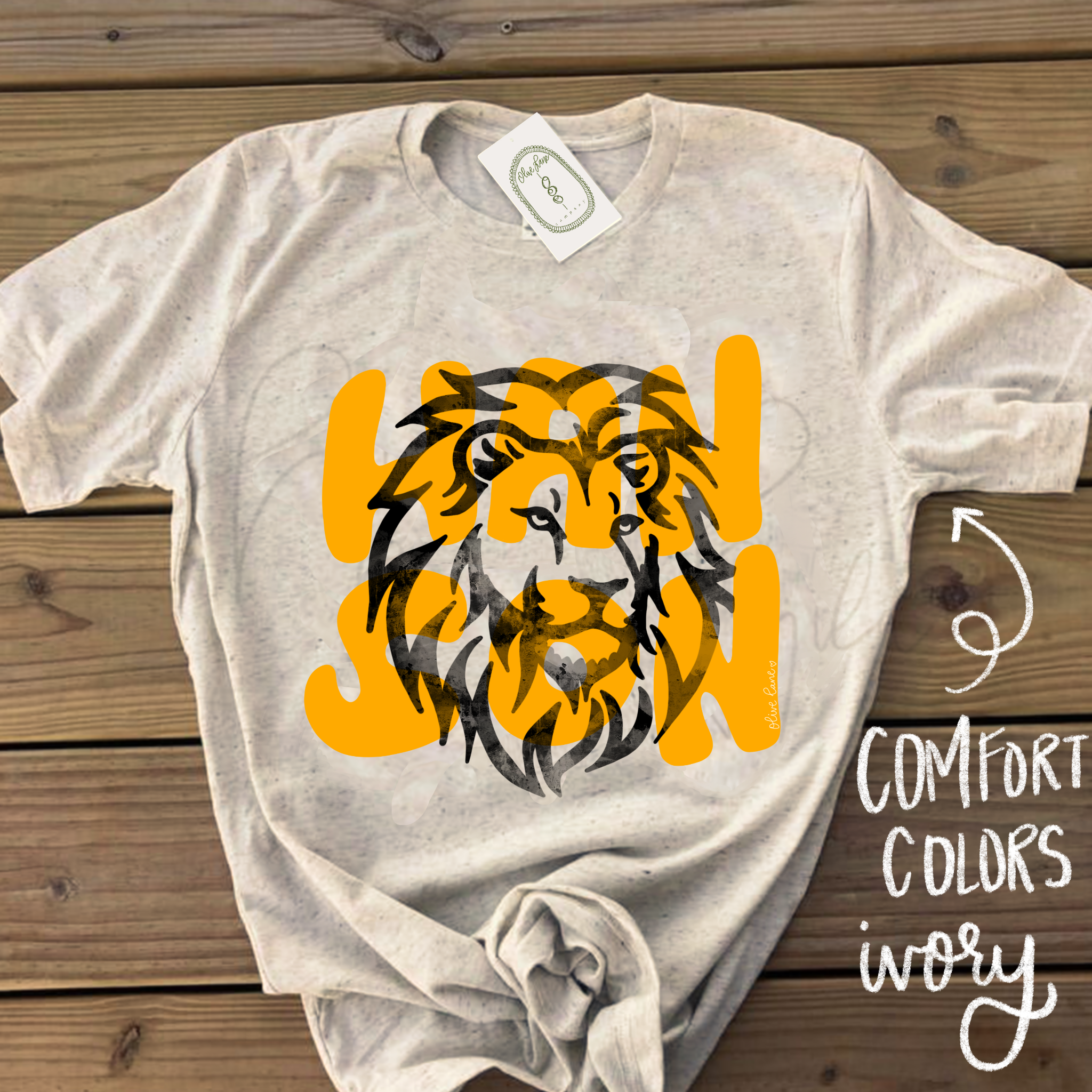 Hunters Mascot Outline Tee