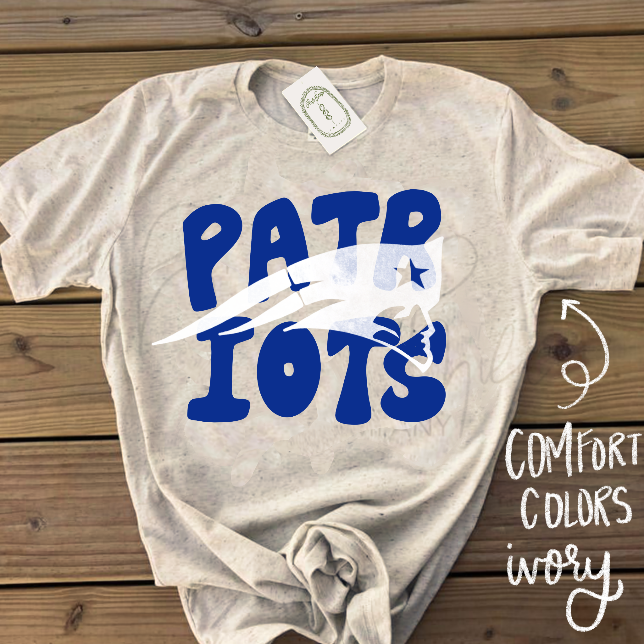 Patriots Mascot Outline Tee