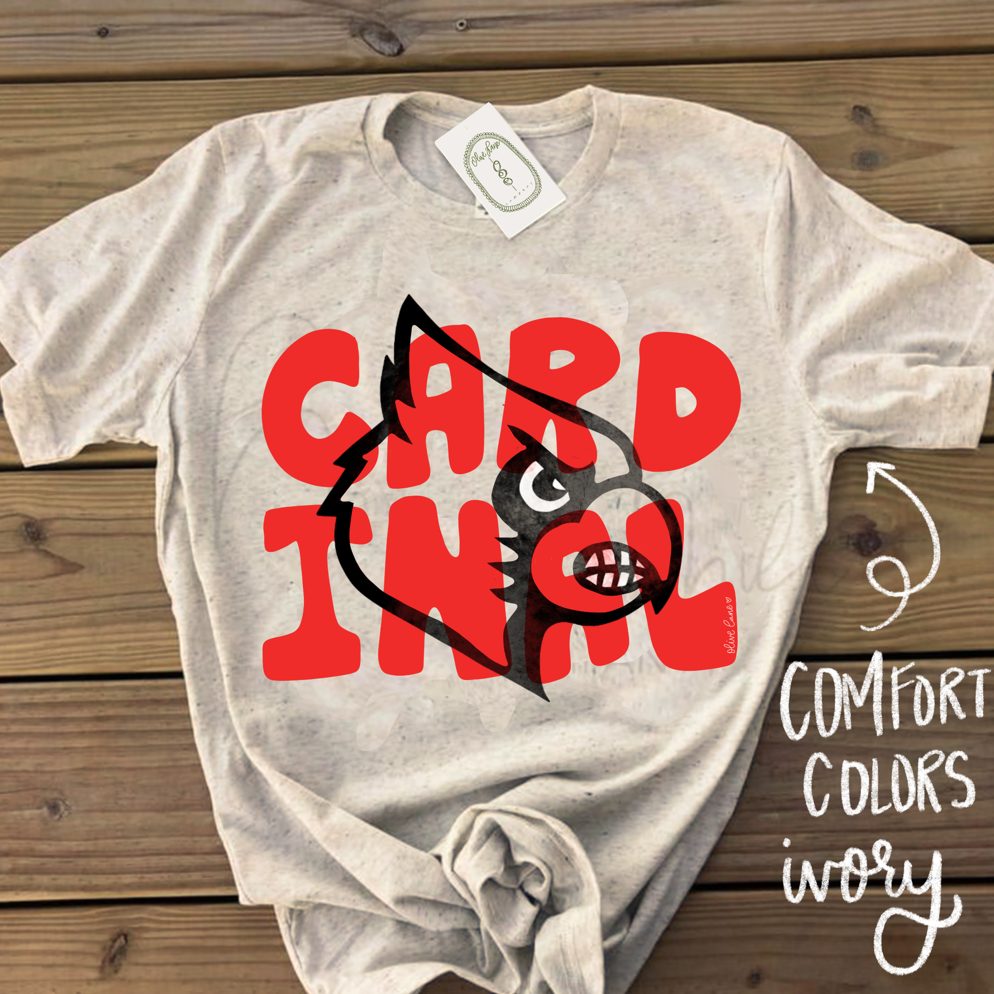 Cardinals Mascot Outline Tee